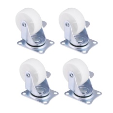 4 Pcs 50mm Kastor Putar Roda Troli Mebel Penggantian Roda dengan Rem-Intl