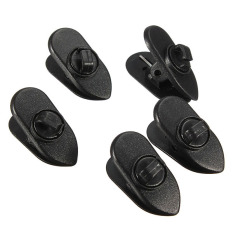 5 Klip untuk Headphone Earphone Tali Kawat Kabel Nip Alat Genggam Jepit Gunung Kerah