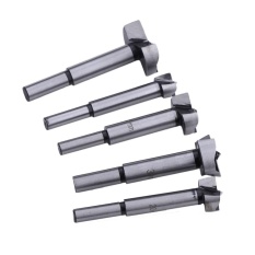 5 X Forstner Kayu Bor Bit Set Lubang Gergaji Pemotong Kayu Alat With Bulat Shank