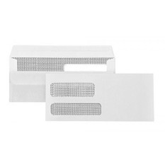 500 #9 Flip dan Seal Double Window Security Envelopes-Dirancang untuk Quickbooks Faktur dan Bisnis Pernyataan dengan SELF SEAL Flip Tekan dan Segel Flap-3 7/8X8 7/8-Intl