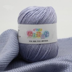 50g Katun Lembut Rajut Wol Kasmir Benang Tangan Jahit untuk Merajut Crochet Craft Baby Sweater Knit Benang-Intl