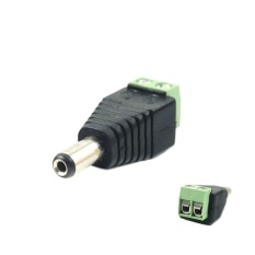 5 Pcs DC12V Power Male Plug Konektor Adaptor untuk 5050 3528 LED Strip Lampu Power Supply