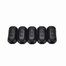 5xGrey Clip On EMI RFI Noise Suppressor Ferrite Core Filter For 5mm Dia Cable Black