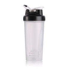 600 Ml Gelas Kocok Bpa Gratis Shake Blender Mixer Botol Minuman dengan Mixer Ball (hitam)-Intl