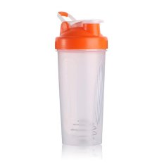 600 Ml Gelas Kocok Bpa Gratis Goyang Mixer Blender Botol Minum dengan Bola Mikser (Oranye)-Intl