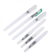 6 Pcs Warna Air Kapasitas Besar Gambar Soft Spidol Kuas Cat Air Pena Menggambar-Intl