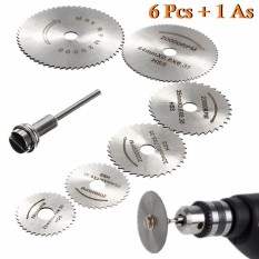 7 Pcs Mata Gerinda Potong Kayu utk Mini Grinder Hacksaw Woodworking Saw Cutting Disc Pemotong Kayu Rotary Tool Mesin Bor Gerenda Tuner