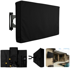 70 inch Black Waterproof Television Cover Outdoor TV Covers Protector Bag Case - intl