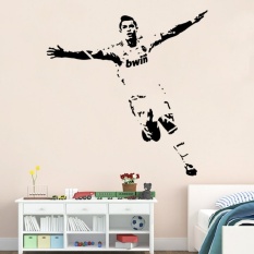 75x55 Cm Removable PVC Seni Mural Sepak Bola Cristiano Ronaldo Dinding Stiker untuk Anak-anak dan Anak-anak Dekorasi Kamar-Internasional