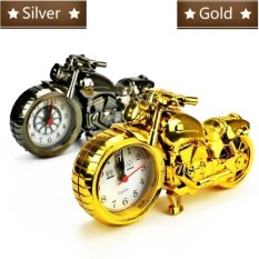7.8�x9D 20cm New Xmas Harley Dividson Style Motor Bike Alarm QUARTZClock Grey Novelty Kids Gifts - intl