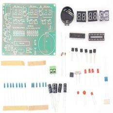 86087 DIY Kits AT89C2051 Electronic Clock Digital Tube LED Display Suite Electronic Module Parts and Components DC 9V - 12V