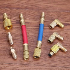 8 Pcs Mobil Freon Penyejuk Udara Konektor Selang untuk R134A R12 Joint Adaptor-Intl