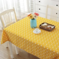 90*150 Cm Geometris Pola Bergaris Tableclothn Fashion Gaya Eropa Meja Persegi Panjang Meliputi Hotel Rumah Kitchen Table Cloth- INTL