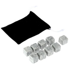 9 Pcs Alami Wiski Es Batu Whiskey ROCK Kubus Pendingin Pernikahan Natal Bar Kebaikan Gaya: Bergaris Warna-Internasional