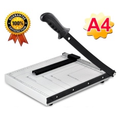 【A4 】Q-shop Professional Paper Cutter,Heavy Duty Metal Based Trimmer,High Quality for Office and Commercial Photocopy Printing Shop - intl