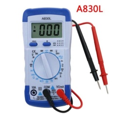 A830l LCD Digital Multimeter Tegangan Dioda Freguency Multitester Test CURRENT-Intl
