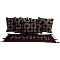 AB Taplak Batik Kawung Bligo Khas Yogya Unik-Set Taplak dan Sarung Bantal Kursi
