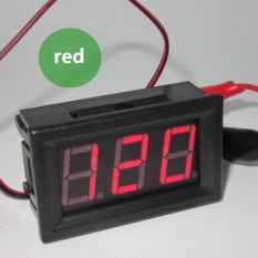 AC 2 Kabel 70-500 V Mini LED Digital Tampilan Voltmeter Volt Tegangan Panel Meter-Internasional