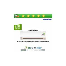 AC SPLIT PANASONIC 1/2 PK 1/2PK R32 ALOWA DELUXE NON INVERTER - XN5SKJ