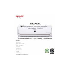 AC SPLIT SHARP 1/2 PK 1/2PK R32 SAYONARA PANAS NON INVERTER - AP5UHL