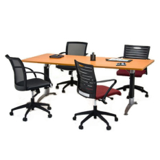 Meja Rapat Kantor Aditech Fifo NFD 94 Beech - Cokelat