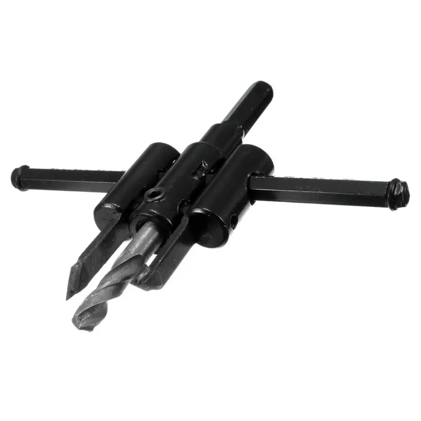 Harga adjustable 30 300mm pembolong lingkaran mata bor kit pemotong besi kayu diy alat | HARGALOKA
