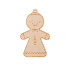 Rp 47.000. Iklan 2 Pcs Pohon Natal Gantungan Kayu Gingerbread Man Ornaments ...
