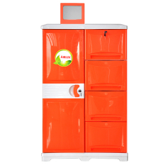 Airlux Lemari Plastik SG - 1004 N - Oranye - Pengiriman Khusus Jakarta