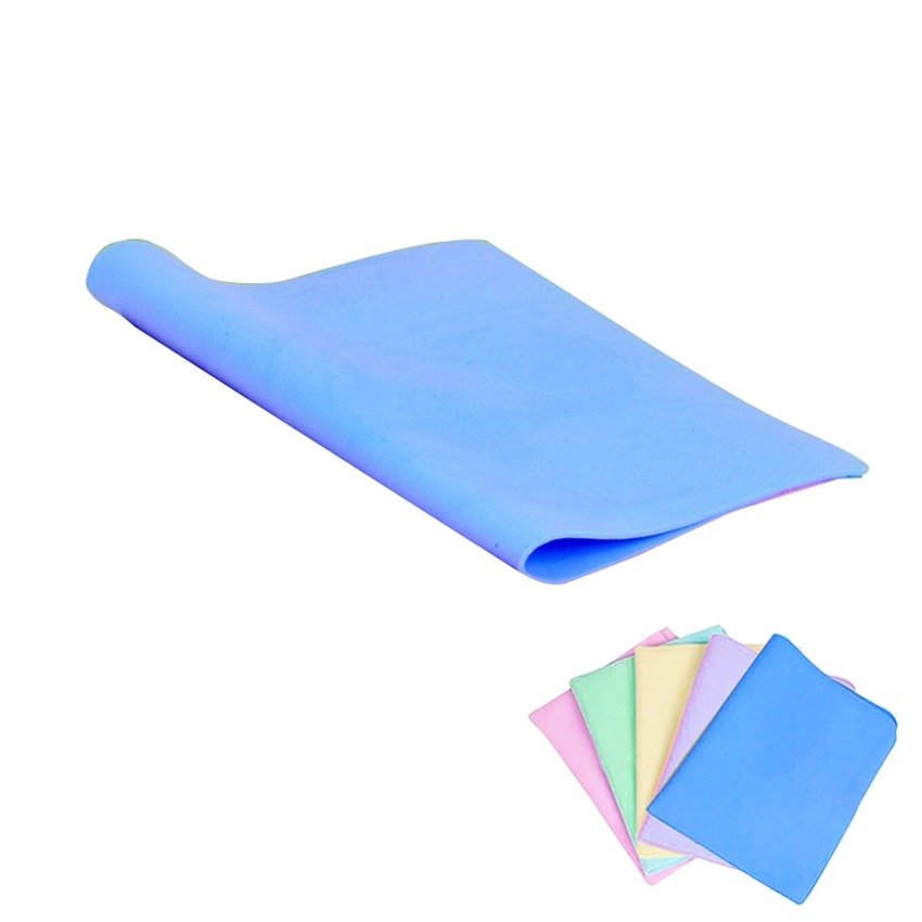 AIUEO Lap Plas Chamois - Lap Kanebo - Biru - 1 Pcs