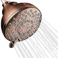 AKDY ABS Minyak Perunggu Selesai Multi-fungsi Curah Hujan Gaya Pijat Dinding Mount Fixed Shower Head (SH0117) -Intl