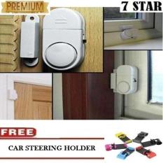 Alarm Pintu Rumah Canggih / Sensor Anti Maling SUPER CANGGIH 1Pcs + FREE Car Steering Wheel Phone Holder 1Pcs
