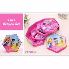 Alat Mewarnai Crayon Set Warna Warni Segi 6 Enam 46 Pcs Art Lucu Unik Murah