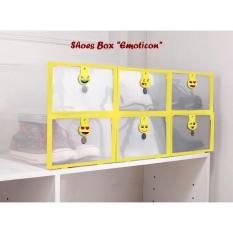 Alat Rumah Tangga Shoes Box EMOTICON (Kotak untuk Cs. baru