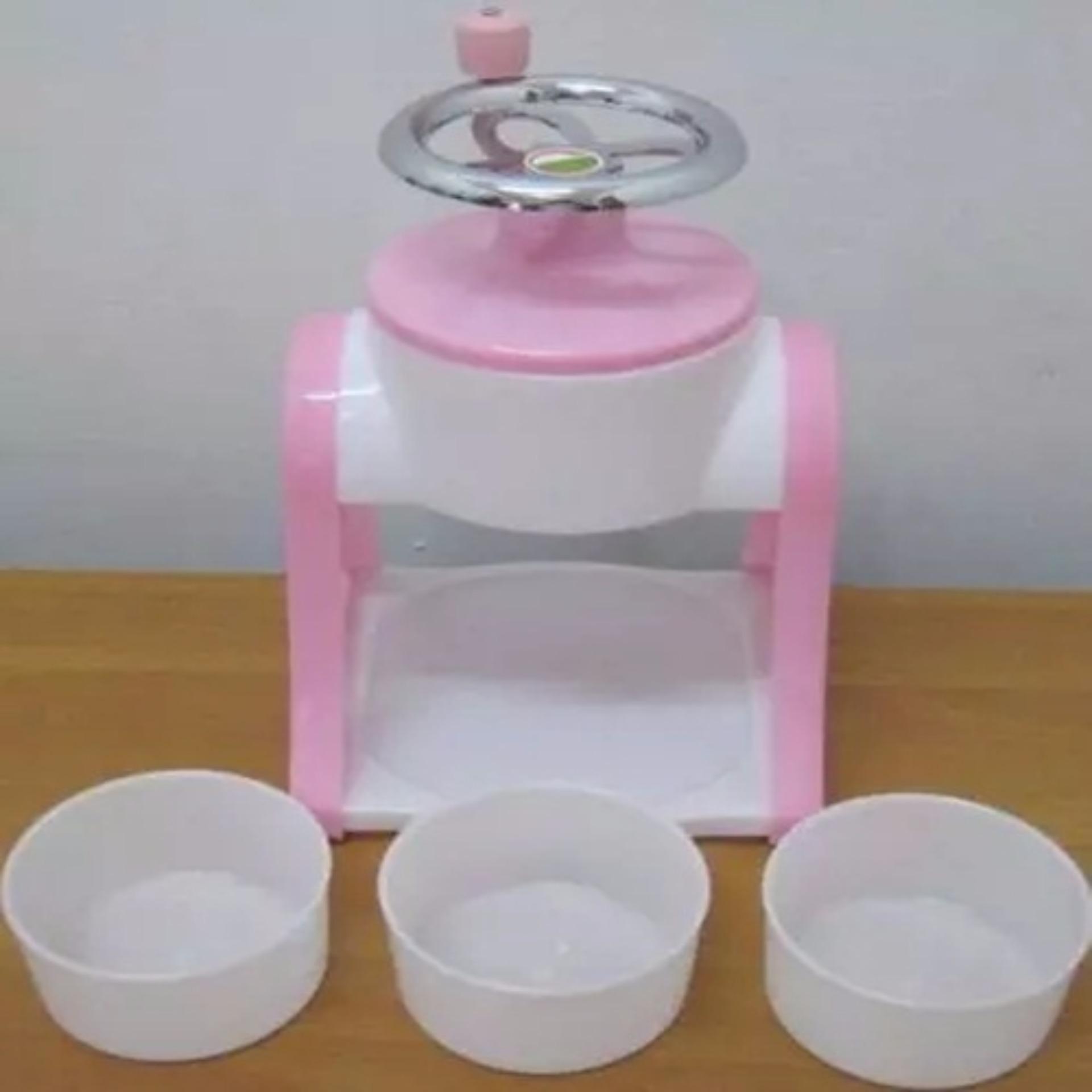 Alat Serutan Pembuat Es Batu Serut Mini - Mini Manual Ice Shaver