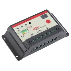 Allwin Solar Regulator 30A Solar Charge Controller PWM untuk Panel Surya Baterai Hitam-Intl