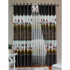 Alona Ellenov Gorden Import Black Out Latulip 9018-4 - Putih