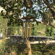 Menakjubkan Perunggu Antik 8 Tabung Lonceng Angin Chimes Yard Garden Outdoor Decor-Intl