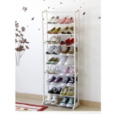 Amazing Portable Shoe Rack Rak Sepatu Portable 10 Susun - Putih