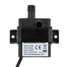 Anself Sangat Tenang Mini DC 12 V 4,5 Watt Pompa Air Brushless Mikro Minyak