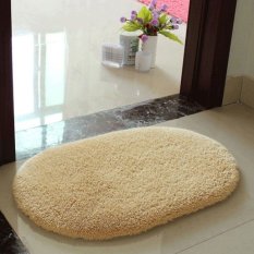 Anti Selip Berbulu Kamar Mandi Lantai Rumah Karpet Area Pintu Mandi Tikar 5 Warna