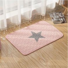Anti-slip Cotton Kids Room Mat Mesin Cuci Dicuci Lantai Karpet Modern Dicetak Karpet untuk Kamar Tidur 40*60 CM-Intl