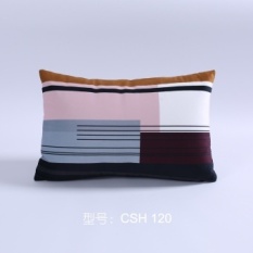 Aoki shop Danish design geometric pattern lumbar pillow Nordic IKEA living room sofa bed pillow cover cushion cover