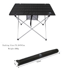 Aotu Luar Ruangan Lipat Aluminium Paduan Aablecloth Besar Meja-Internasional