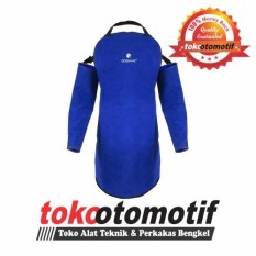 Apron Las Kulit Set - Alat Safety Pakaian Las Apron Dada Tangan - Baju Jaket Las
