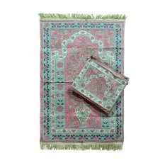 Arbain Sajadah Tas Turki Asli Pink