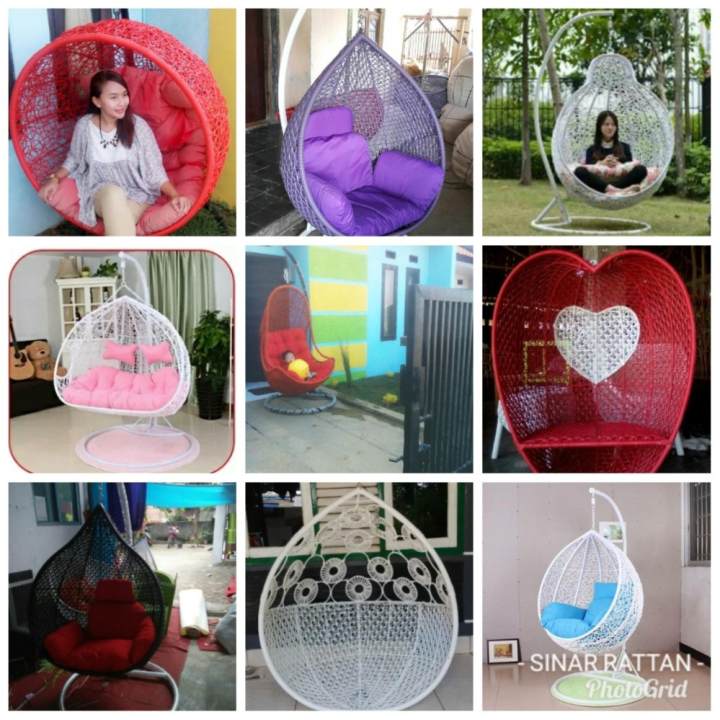 Ayunan Gantung Rotan Sintetis: Membeli jualan online