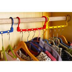 Baby Talk Wonder Hanger / Magic Hanger - Gantungan Baju Multifugsi Gastok Plastik Gastok Multifungsi Gantungan Baju Multifungsi Gantungan Baju Warna Warni Gantungan Baju Plastik- Mix Colour