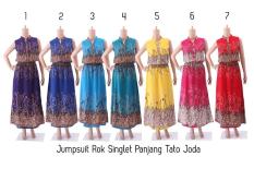 Baju Bali Grosir Murah Jumpsuit Rok Singlet Panjang Tato