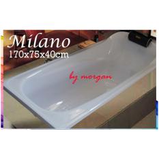 BAK MANDI / BATHTUB MILANO MORGAN (170X75X40)CM : sanitary dewasa PENGIRIMAN FREE BALI &SURABAYA ONLY