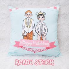Bantal Printing Wedding Adat Jawa - Kado Pernikahan Unik